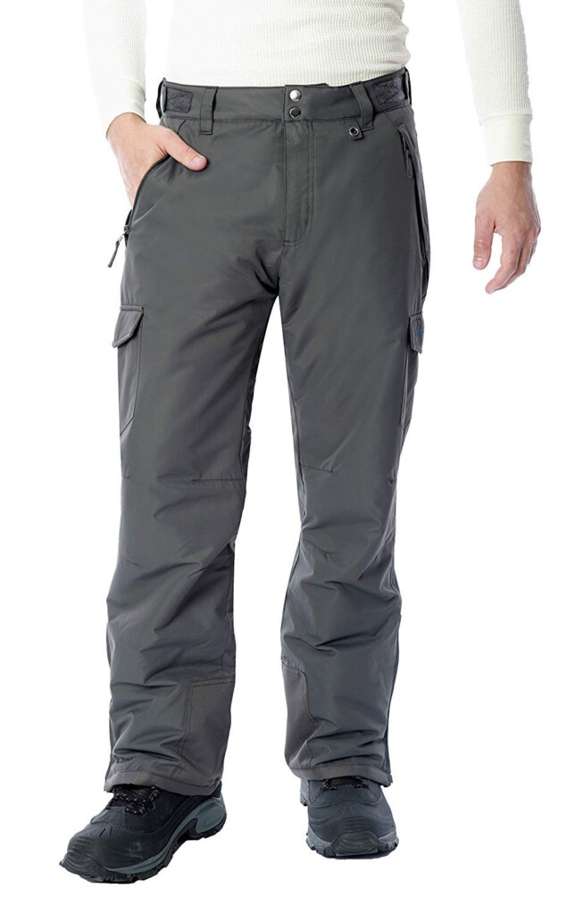 Arctix Men 39 s Snow Sports Cargo Pants Charcoal Large 32 quot Inseam For Sale 
