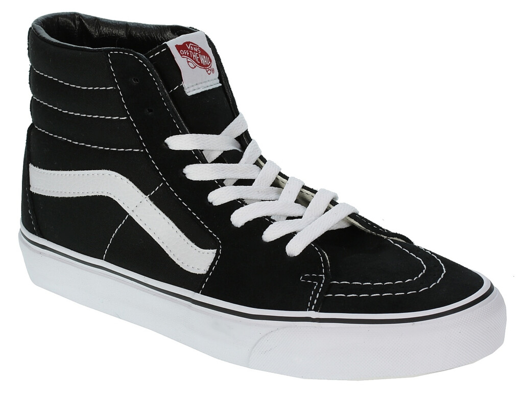 Boty Vans Sk8 Hi Black Black White Snowboard Shop Skateshop 
