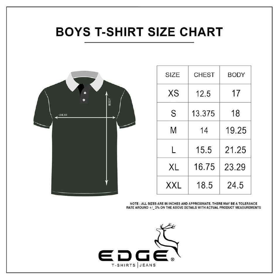 Boys 39 Shirt Size Chart Edge Download Printable PDF Templateroller