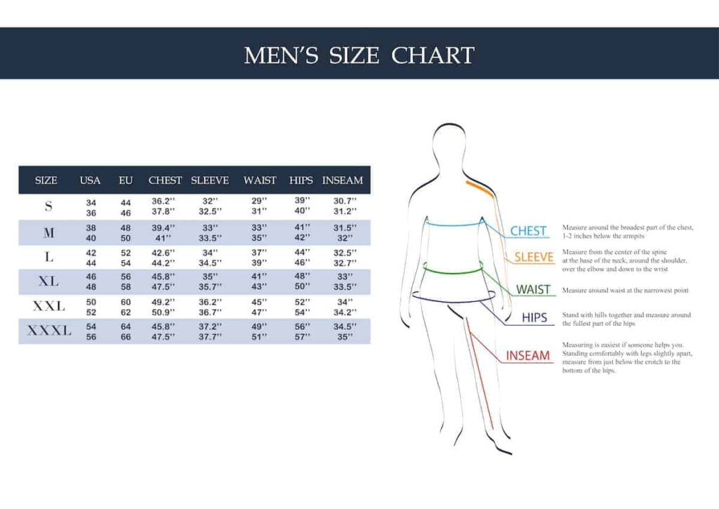Clothes Sizes Conversion Chart