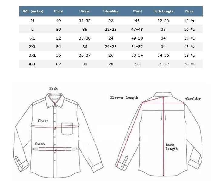Dress Size Chart India Male References PrestaStyle