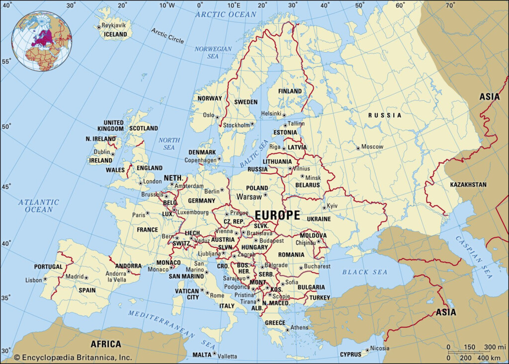 Europe History Countries Map Facts Britannica