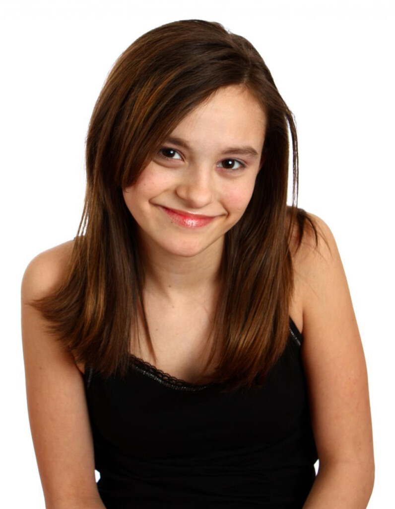 Free Stock Photo Of A Cute Young Girl Posing On White Background 