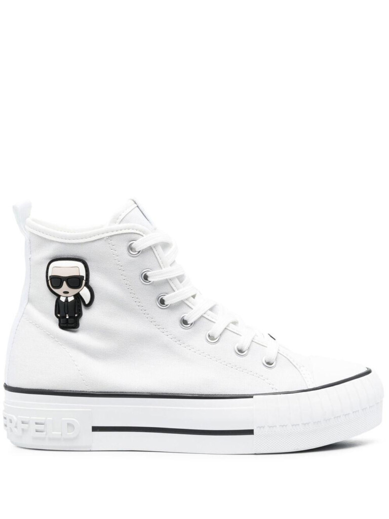 Karl Lagerfeld Ikonik Karl High top Sneakers In White Lyst
