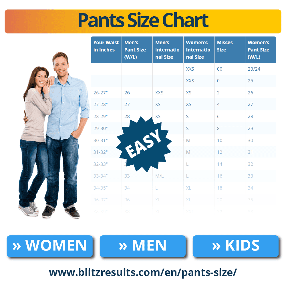 Magellan Mens Pants Size Chart At Kelly Hairston Blog