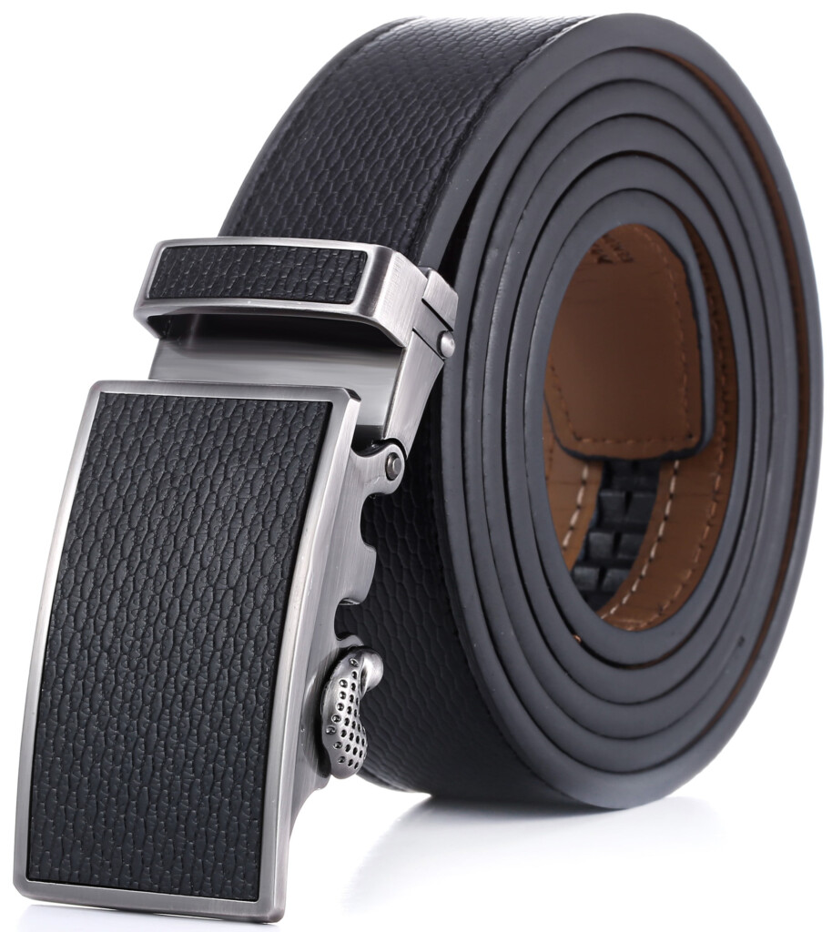 Marino Ratchet Leather Dress Belt For Men Adjustable Click Belt With 