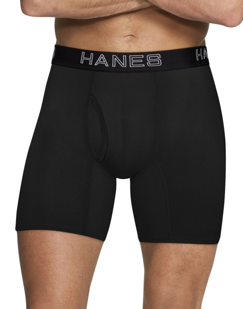 Men 39 s Hanes UWBBB4 Ultimate ComfortFlex Fit Boxer Briefs 4 Pack 