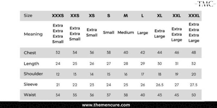 Men 39 s Shirt Size Chart In India 2023
