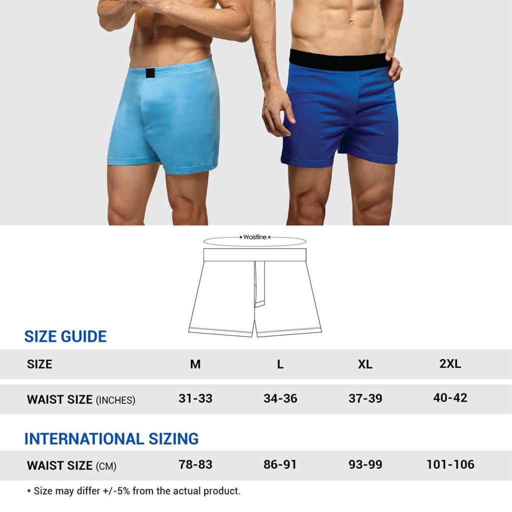 Men 39 s Underwear Size Chart In CM And Inches No More Guesswork 