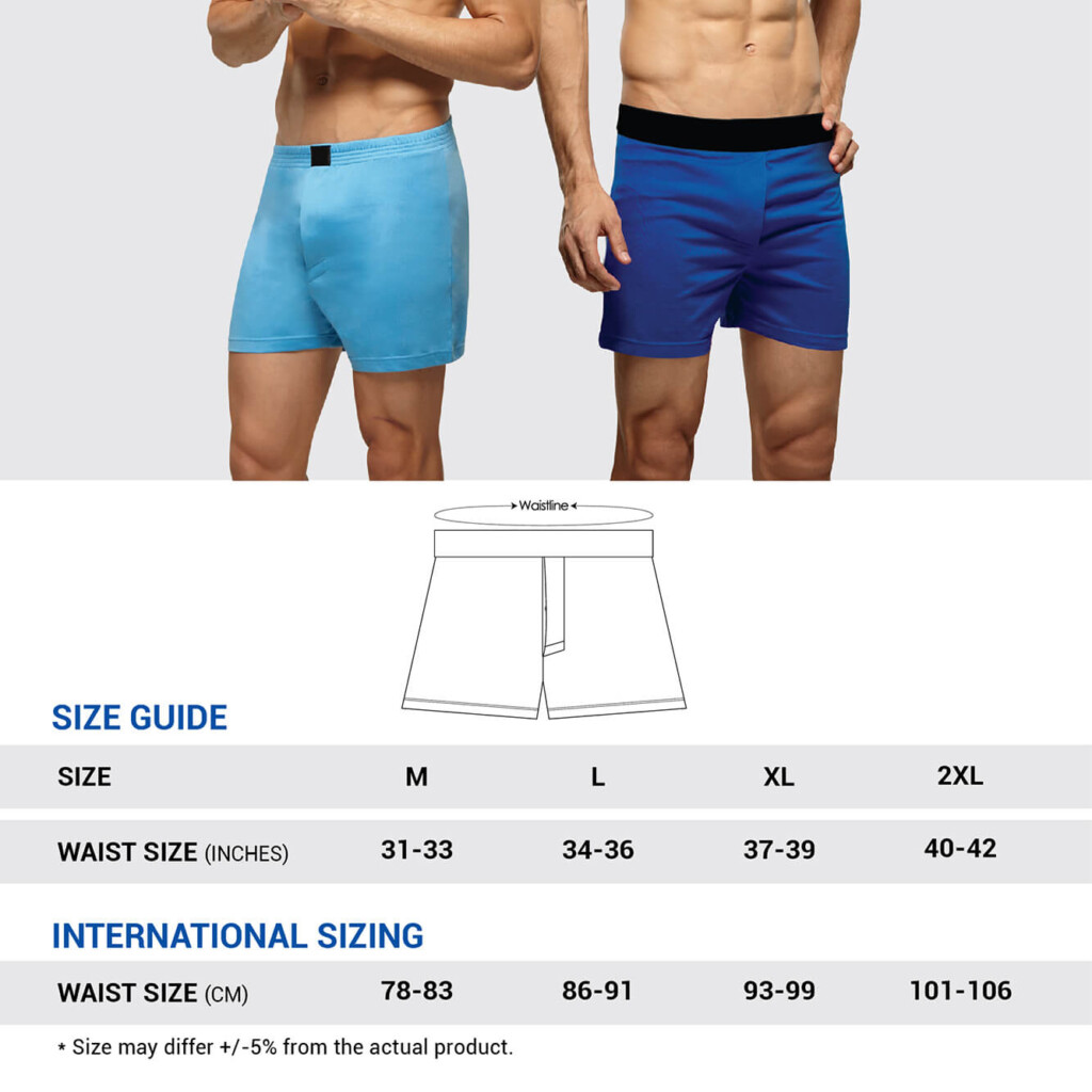 Men 39 s Underwear Size Chart In CM And Inches No More Guesswork 