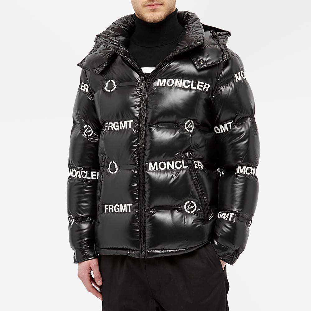 Moncler Genius 7 Fragment Logo Down Jacket Black END US 