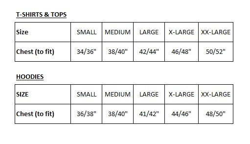 Mossimo Size Guide