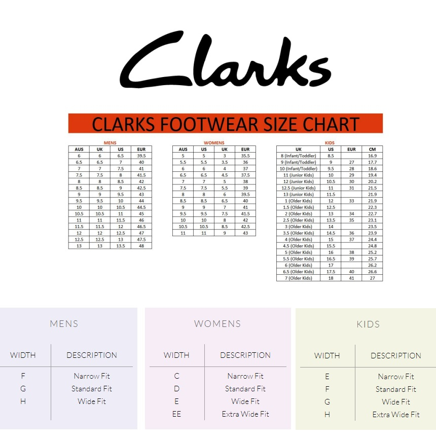 Pr diction Munition Recensement National Clarks Size Chart Cm Doucement 