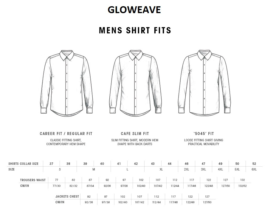 Shirt Collar Size Chart Dresses Images 2022