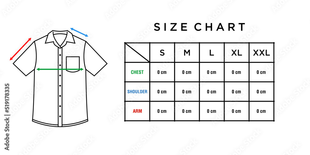 Shirt Collar Size Chart Dresses Images 2025