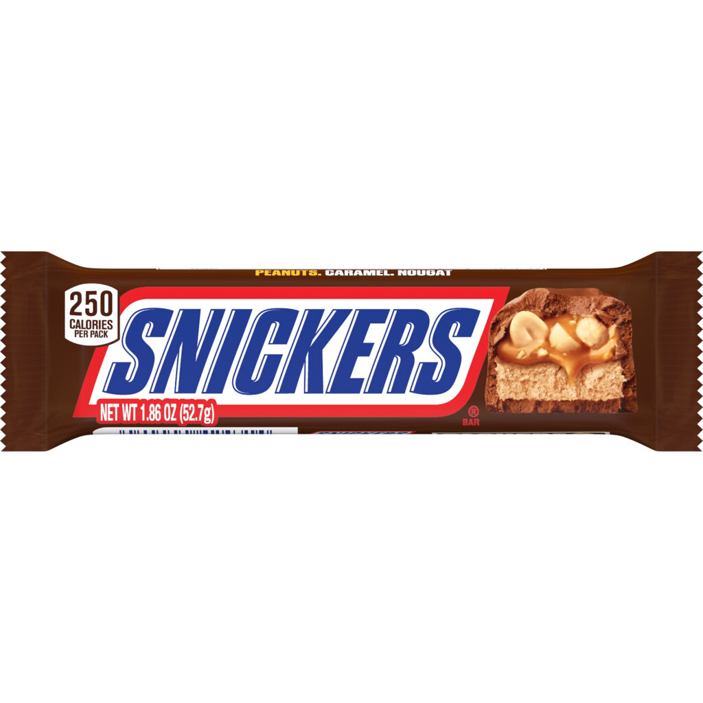 Snickers Full Size Chocolate Candy Bar 1 86 Oz Bar Walmart