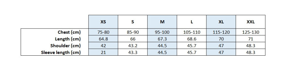 Tommy Hilfiger Size Guide