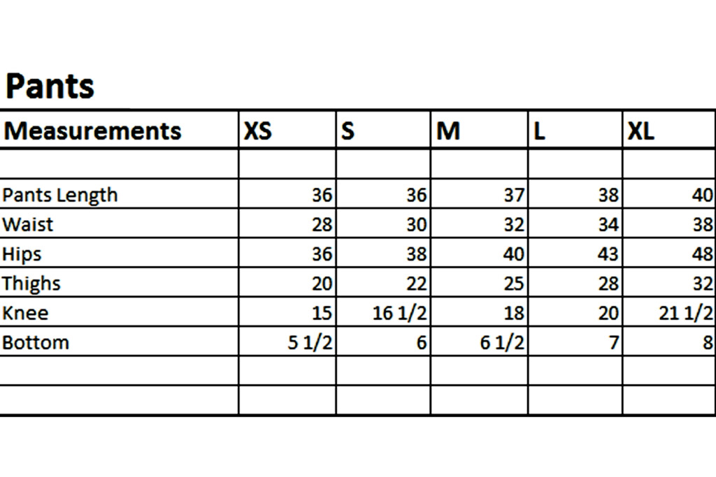 Track Pant Size Chart India A Visual Reference Of Charts Chart Master