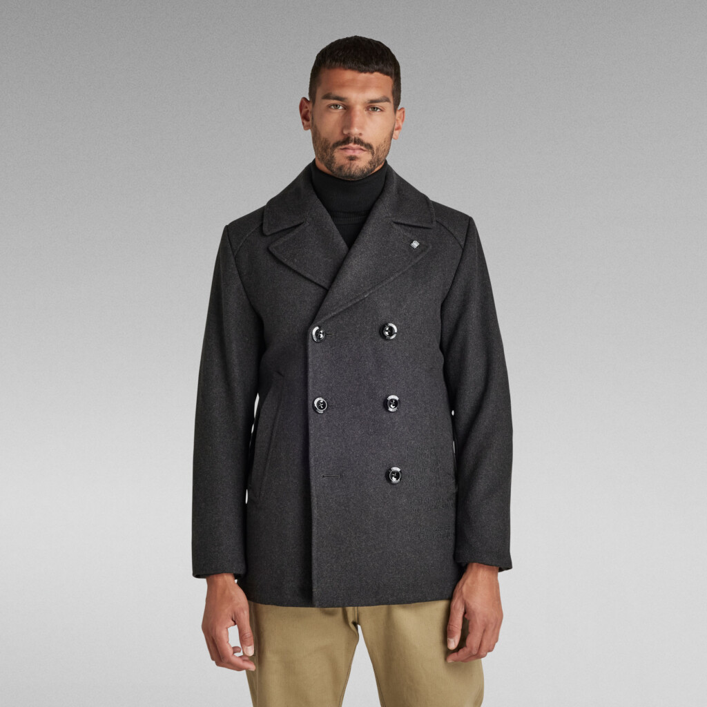 Wool Peacoat Men Multi Color G Star RAW 