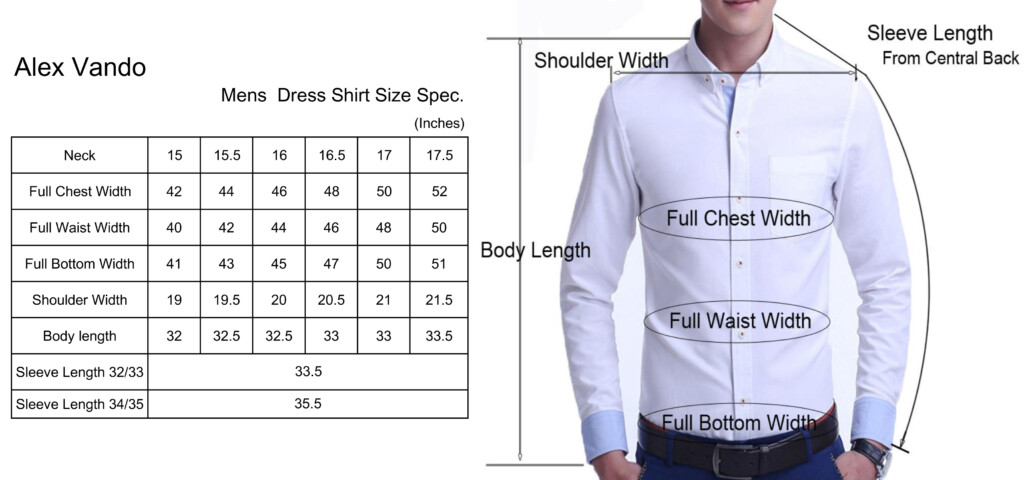 Xl Size Chart Men 39 s At Rosie Moore Blog