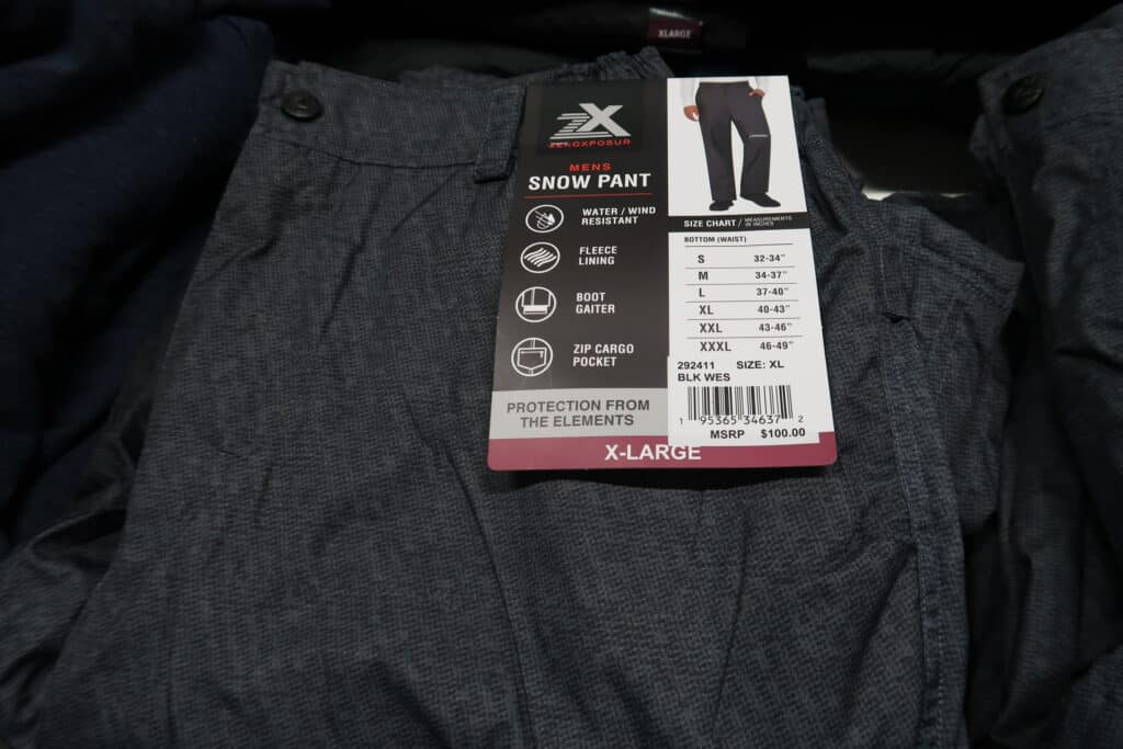ZeroXposur Men 39 s Snow Pants At BJ 39 s Wholesale